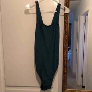 Jolyn Nancy Training Swimsuit In Green/Peacock